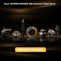 Akai 4000DS/4000DS Mk-Iistereo Tape Deck Repair Manual