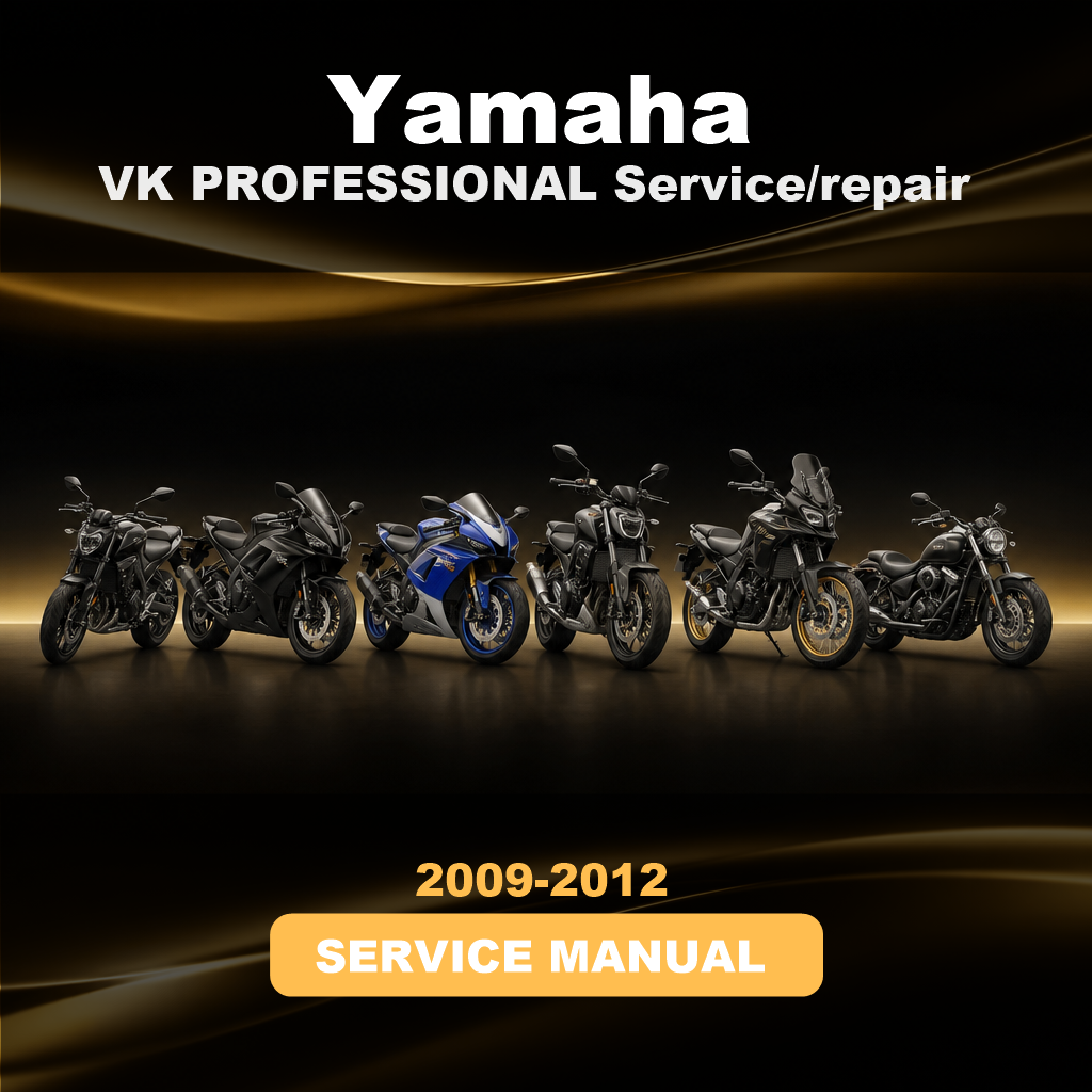 2009-2012 YAMAHA VK PROFESSIONAL Service/repair Manual