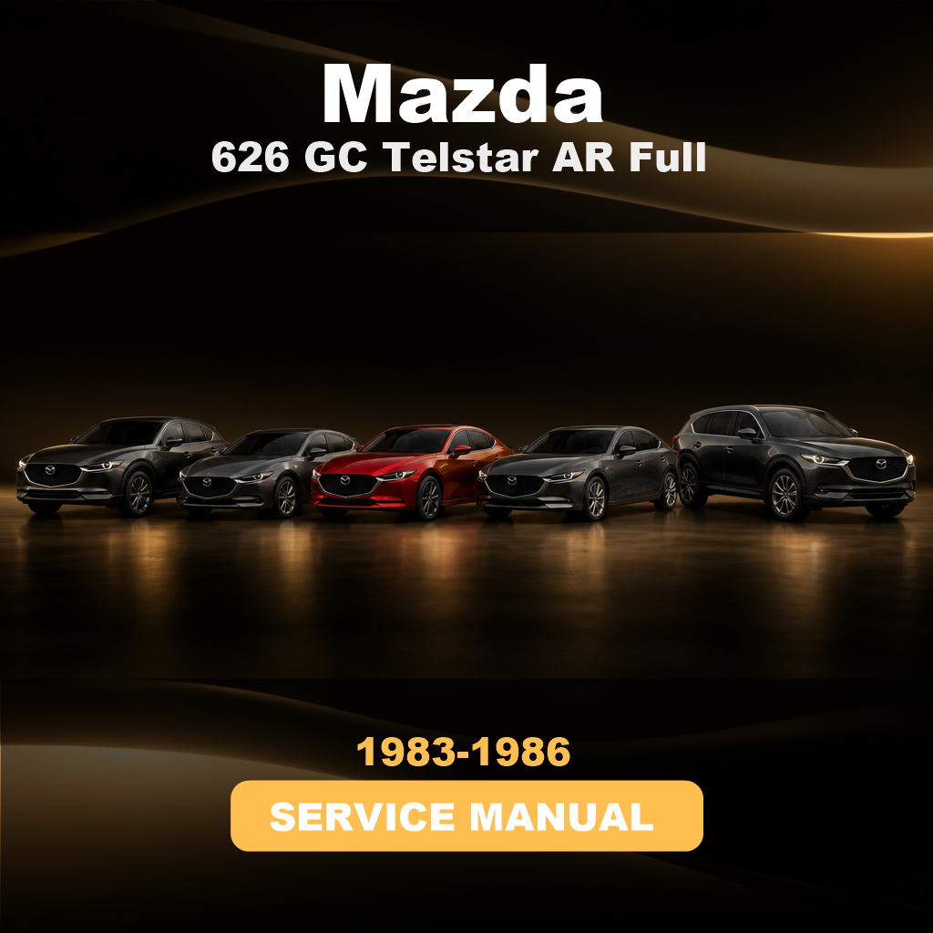 MAZDA 626 GC Telstar AR 1983-1986 Full Service & Repair Manual