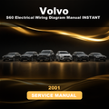 VOLVO S60 2001 Electrical Wiring Diagram Manual INSTANT