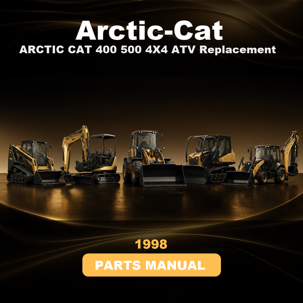 ARCTIC CAT 400 500 4X4 ATV Replacement Parts Manual 1998