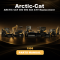 ARCTIC CAT 400 500 4X4 ATV Replacement Parts Manual 1998