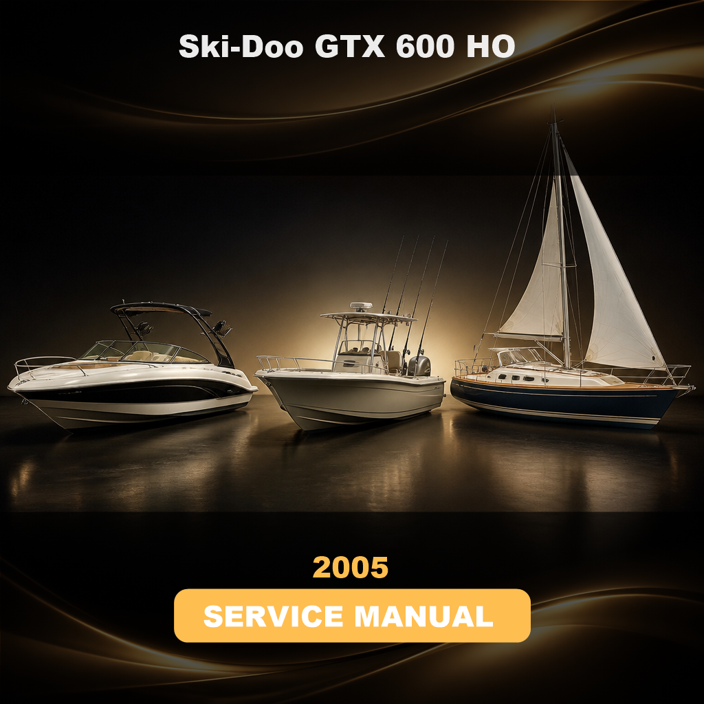 2005 Ski-Doo GTX 600 HO Factory Service & Work Shop Manual