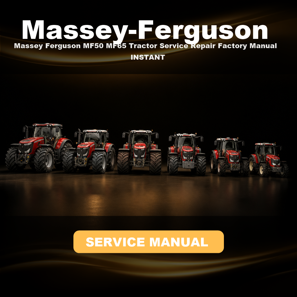 Massey Ferguson MF50 MF65 Tractor Service Repair Factory Manual INSTANT