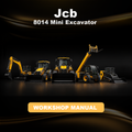 JCB 8014 Mini Excavator Workshop Service Manual For Repair