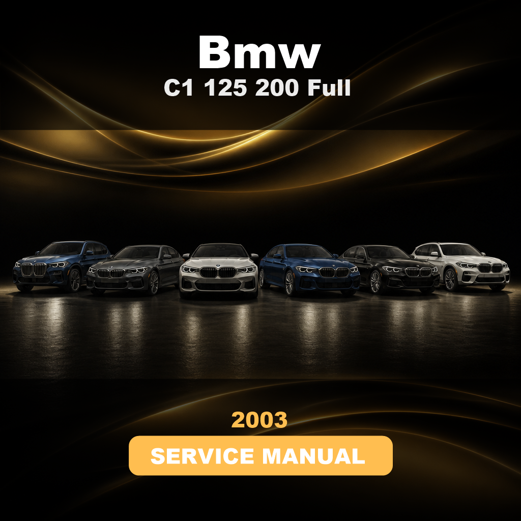 BMW C1 125 200 2003 Full Service Repair Manual