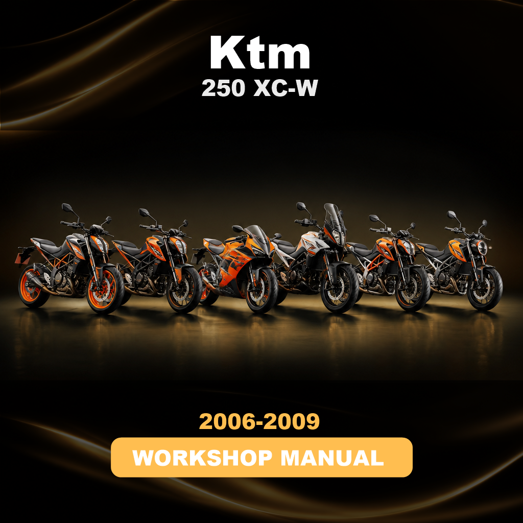 KTM 250 XC-W 2006-2009 Service Repair Workshop Manual