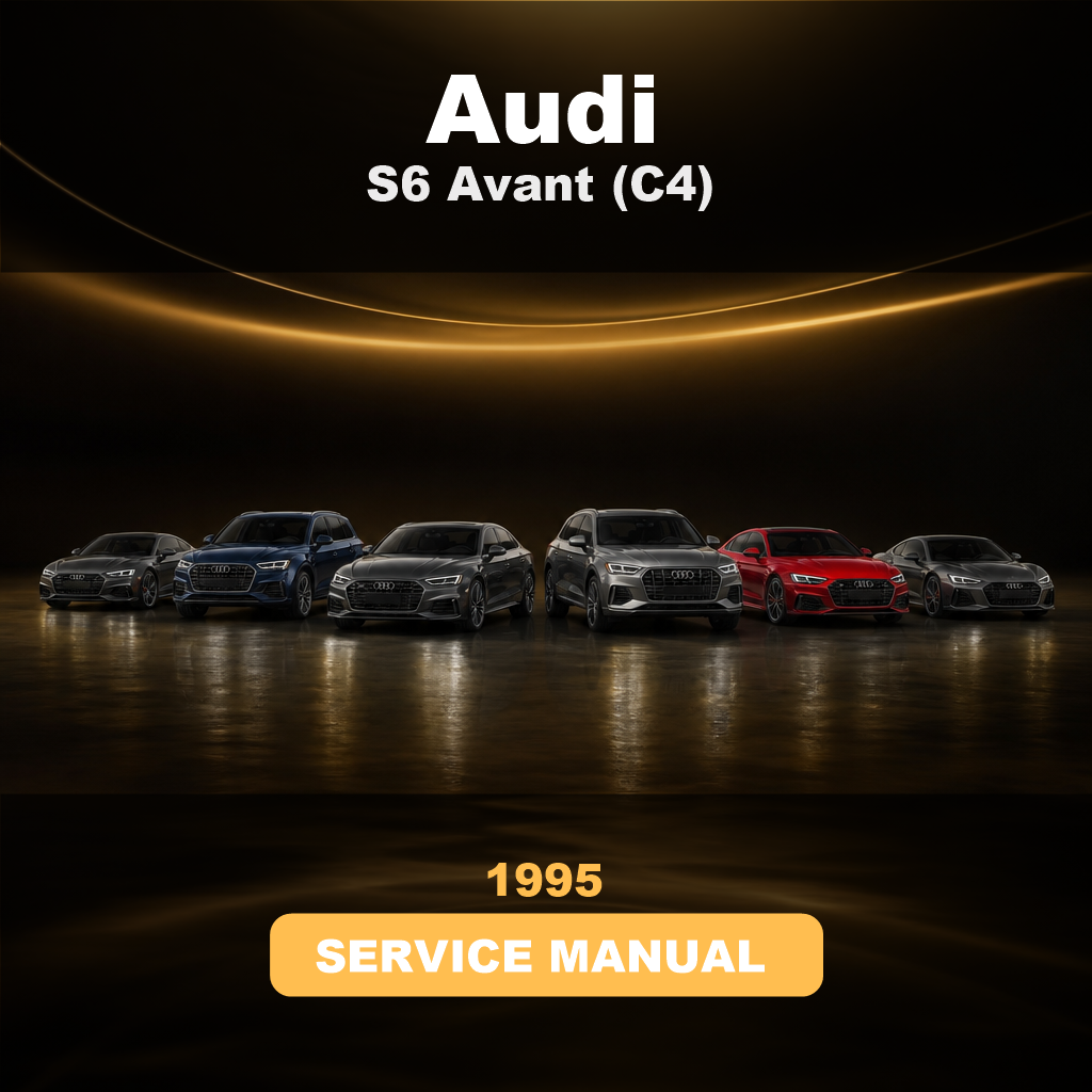 1995 AUDI S6 Avant (C4) Download Service & Repair Manual