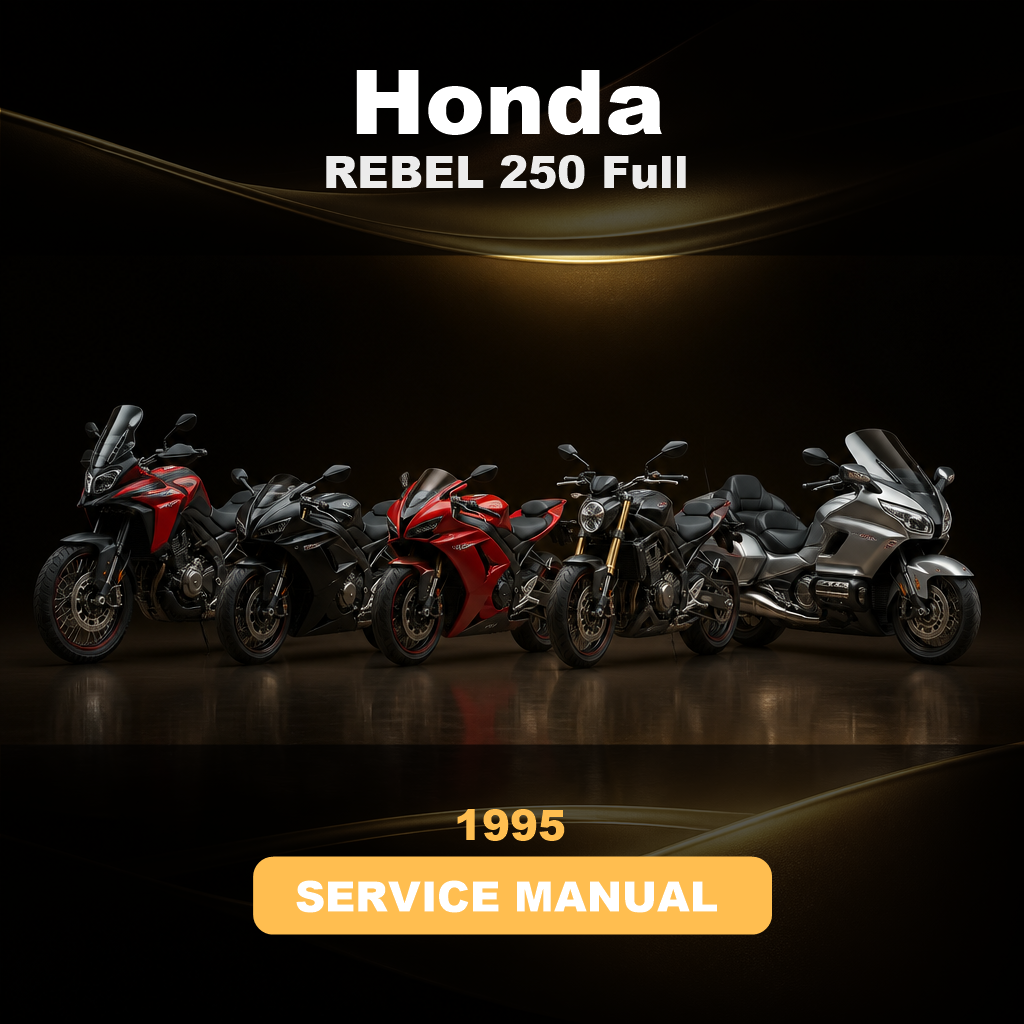 HONDA REBEL 250 Full Service & Repair Manual 1995-1987