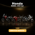 HONDA REBEL 250 Full Service & Repair Manual 1995-1987