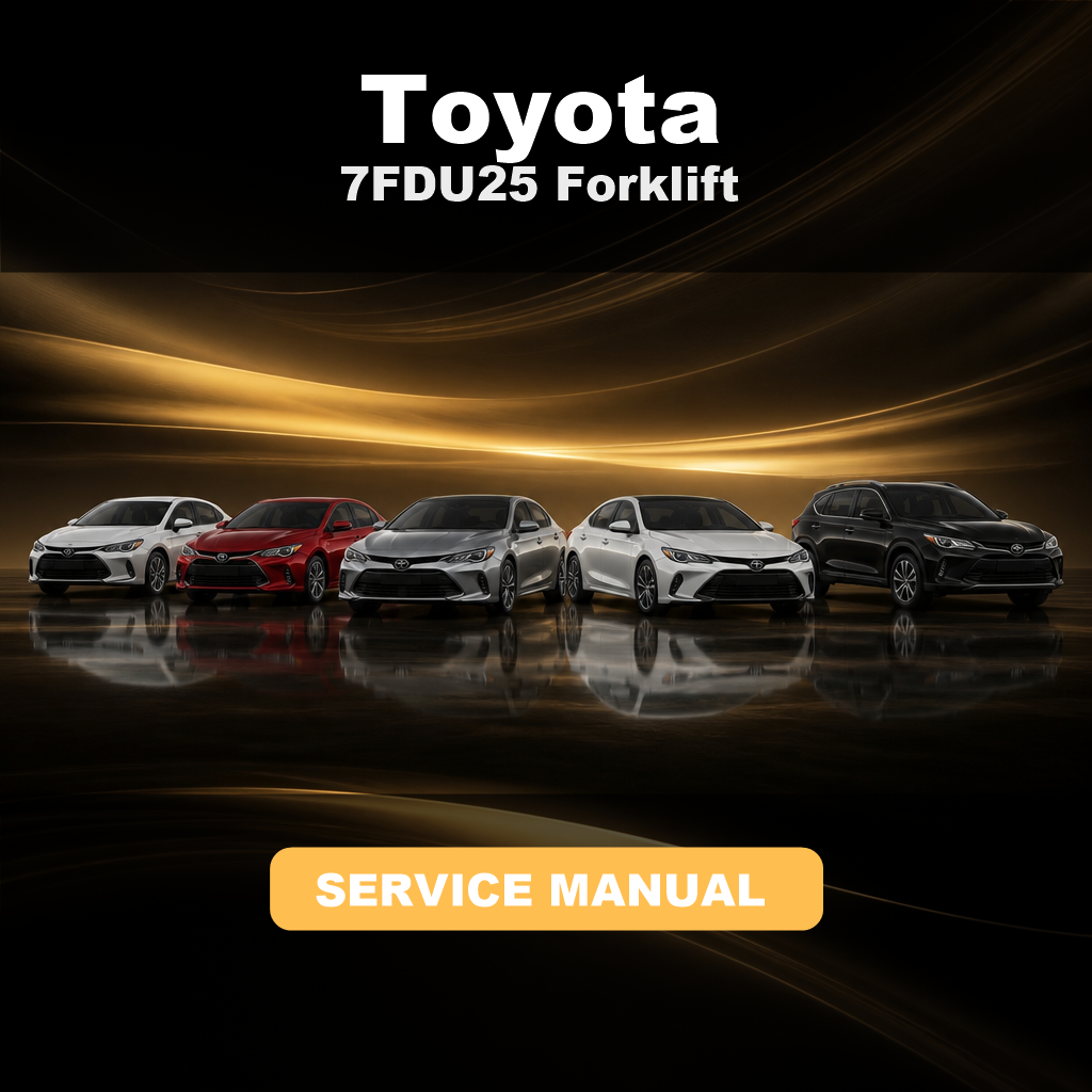 TOYOTA 7FDU25 Forklift Factory Service & Work Shop Manual