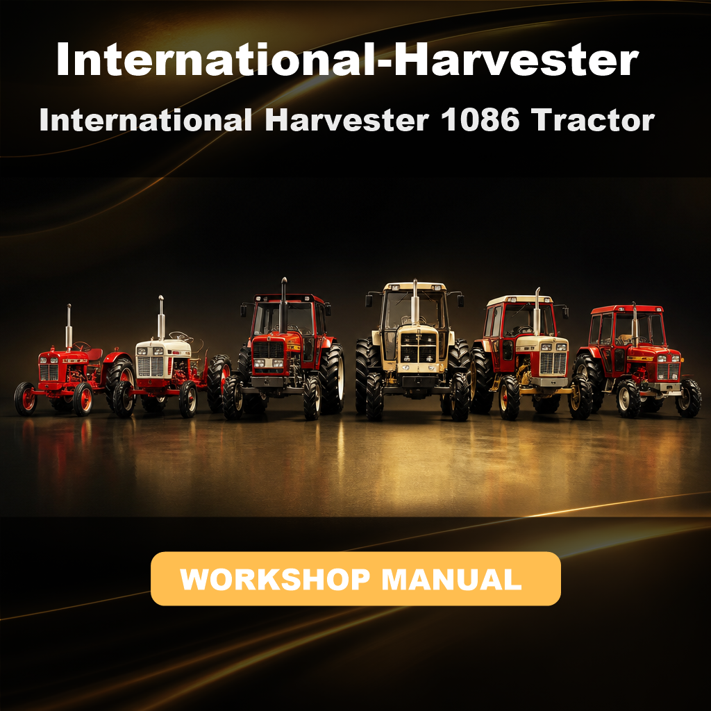 International Harvester 1086 Tractor Workshop Service Repair