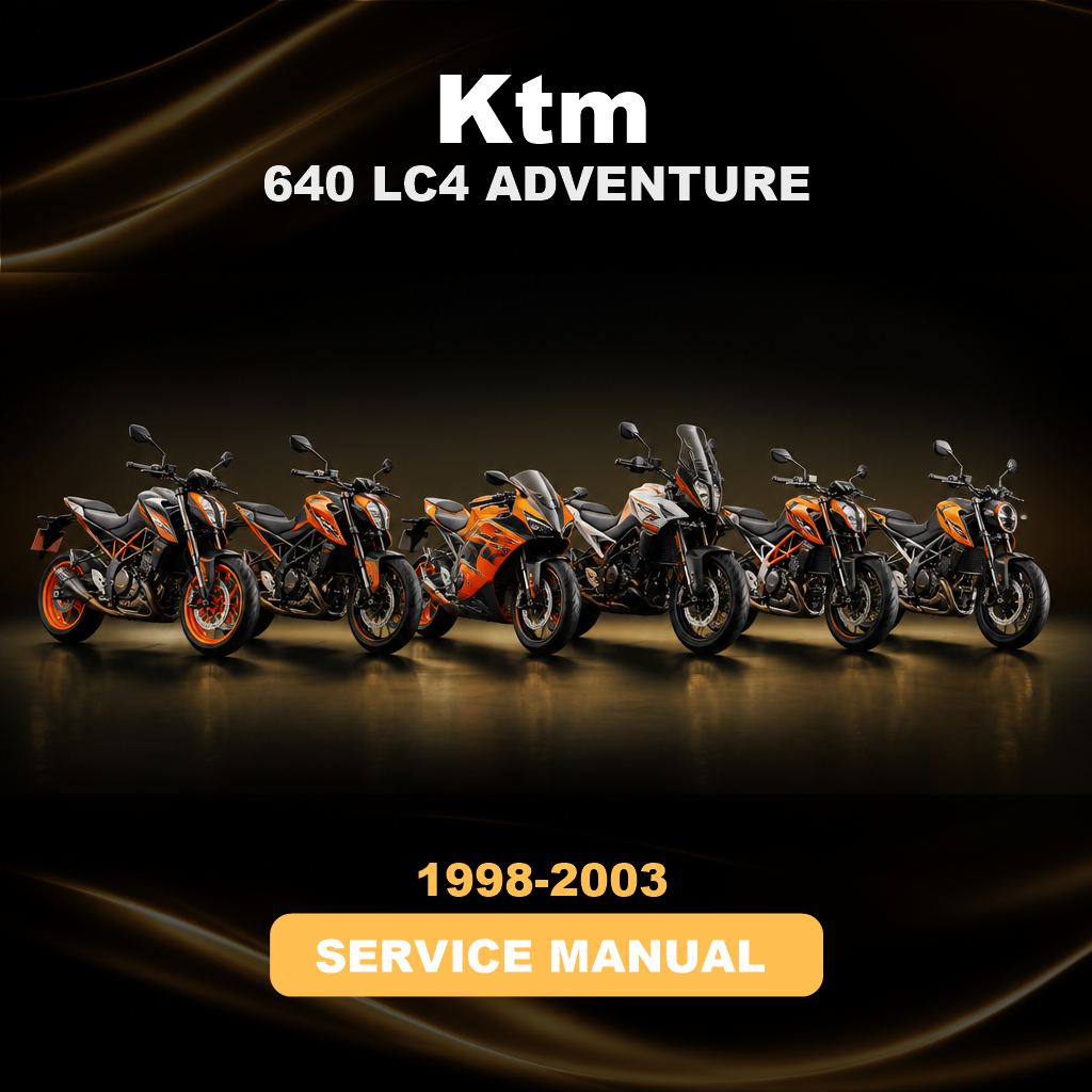 KTM 640 LC4 ADVENTURE 1998-2003 Service Repair Manual