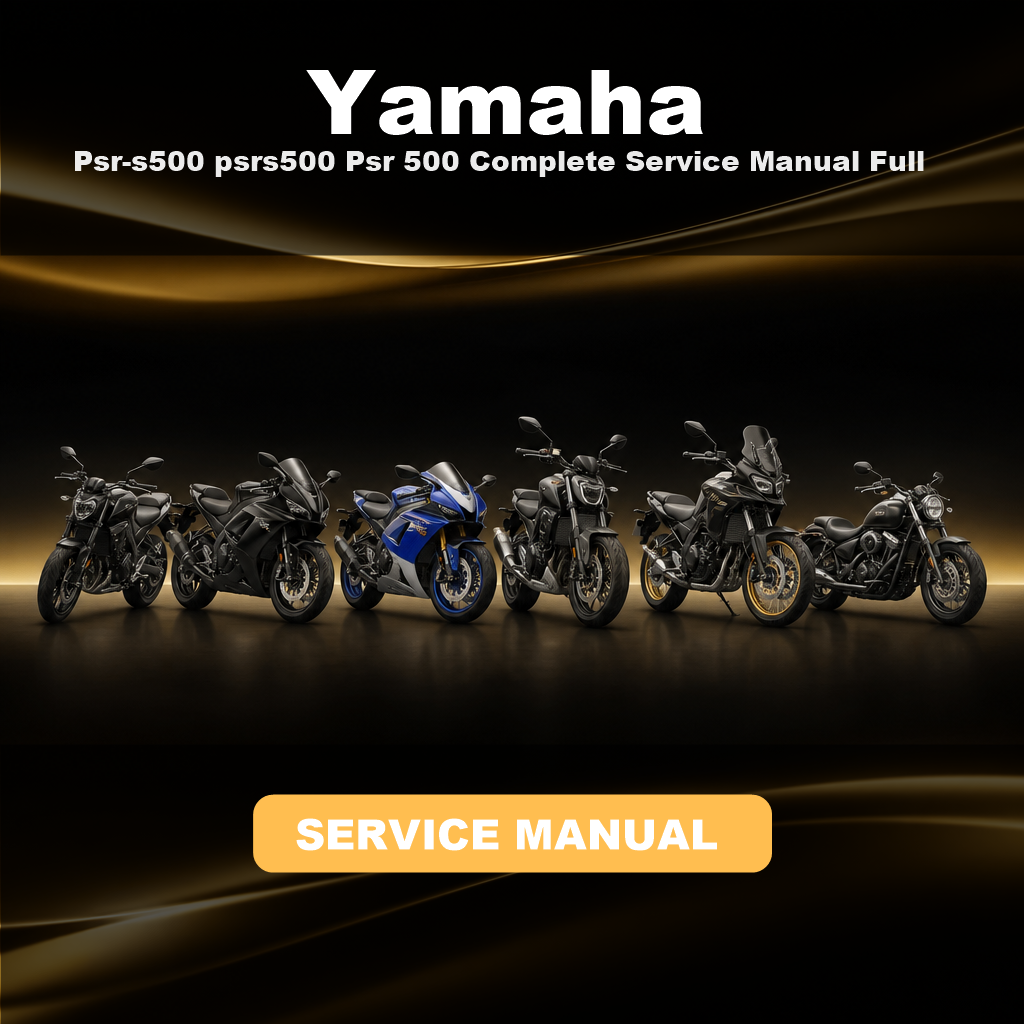 YAMAHA Psr-s500 psrs500 Psr 500 Complete Service Manual Full
