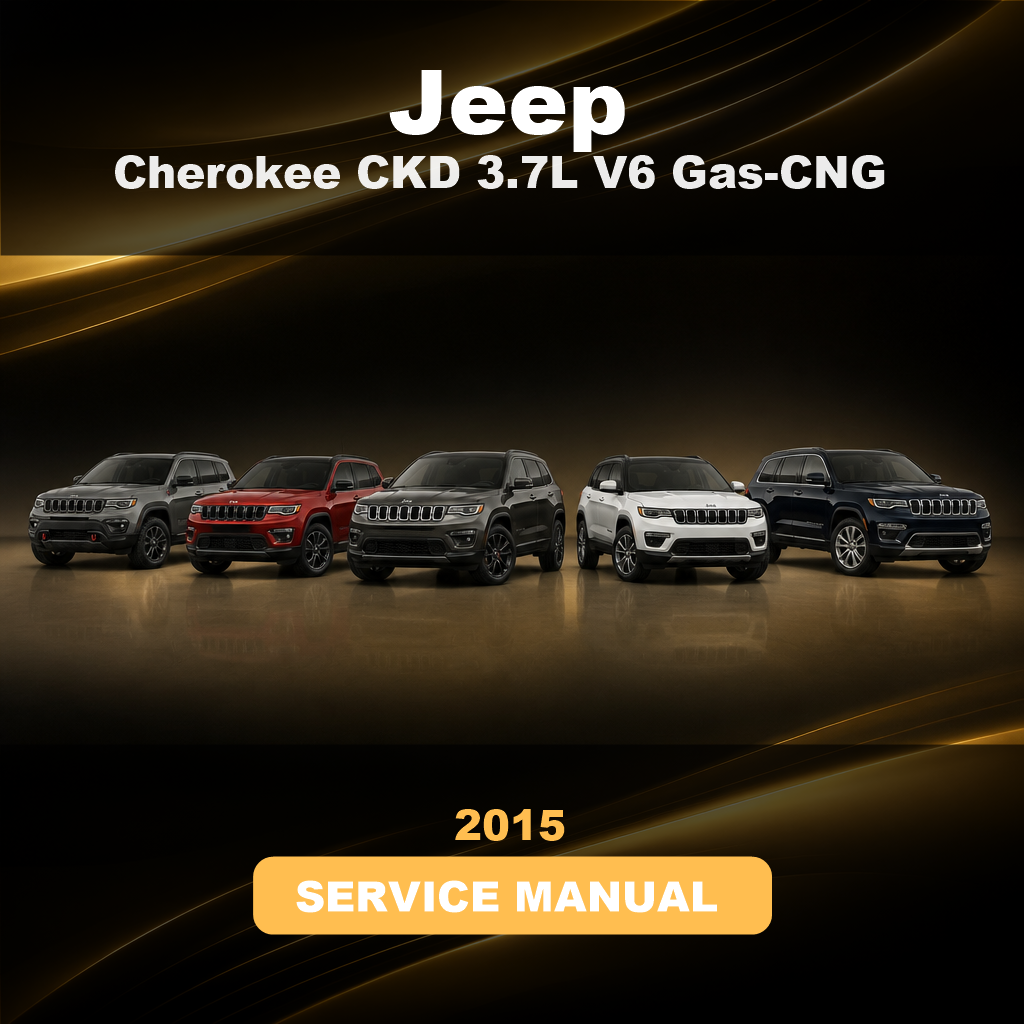2015 JEEP Cherokee CKD 3.7L V6 Gas-CNG Service & Repair Manual