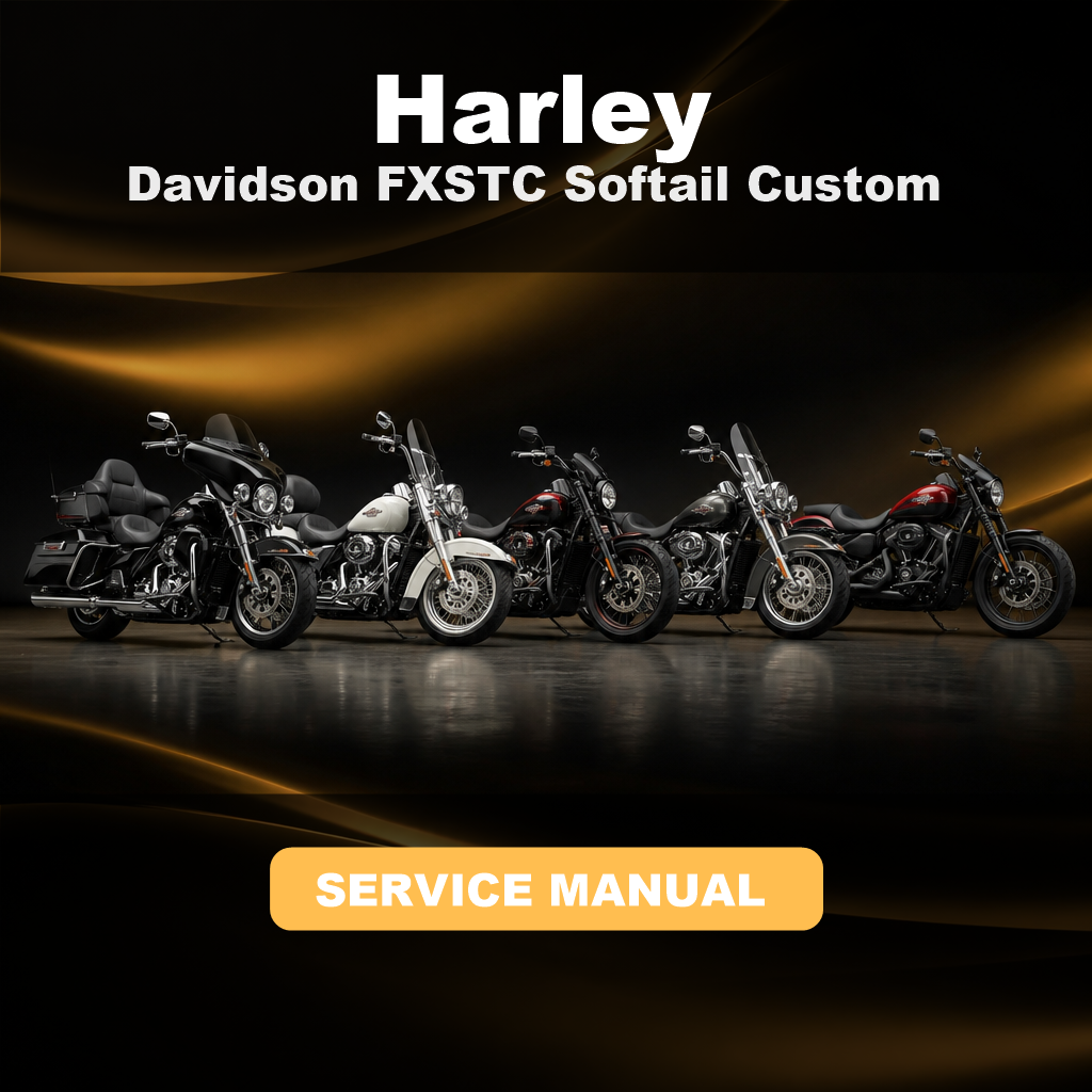 HARLEY Davidson FXSTC Softail Custom 86-99 Service Manual