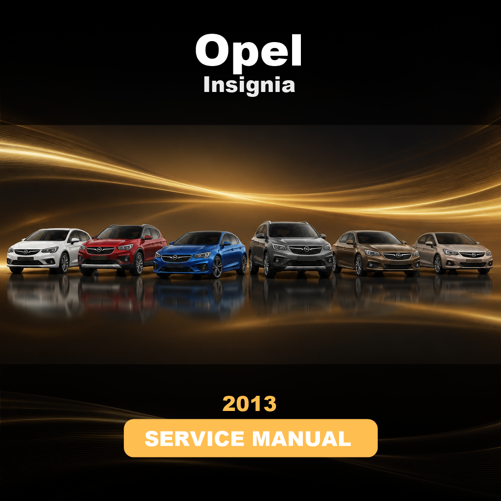 2013 OPEL Insignia Service & Repair Manual