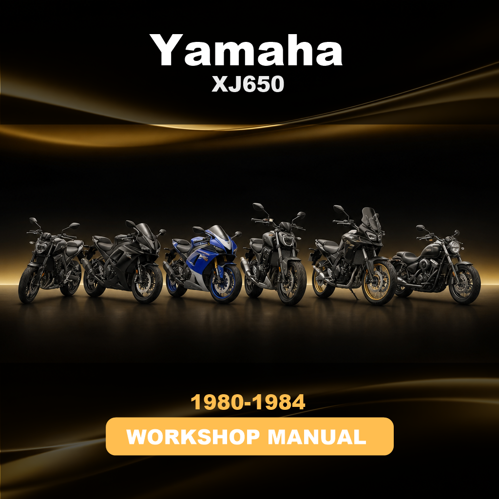 YAMAHA XJ650 COMPLETE Workshop Repair Manual 1980-1984
