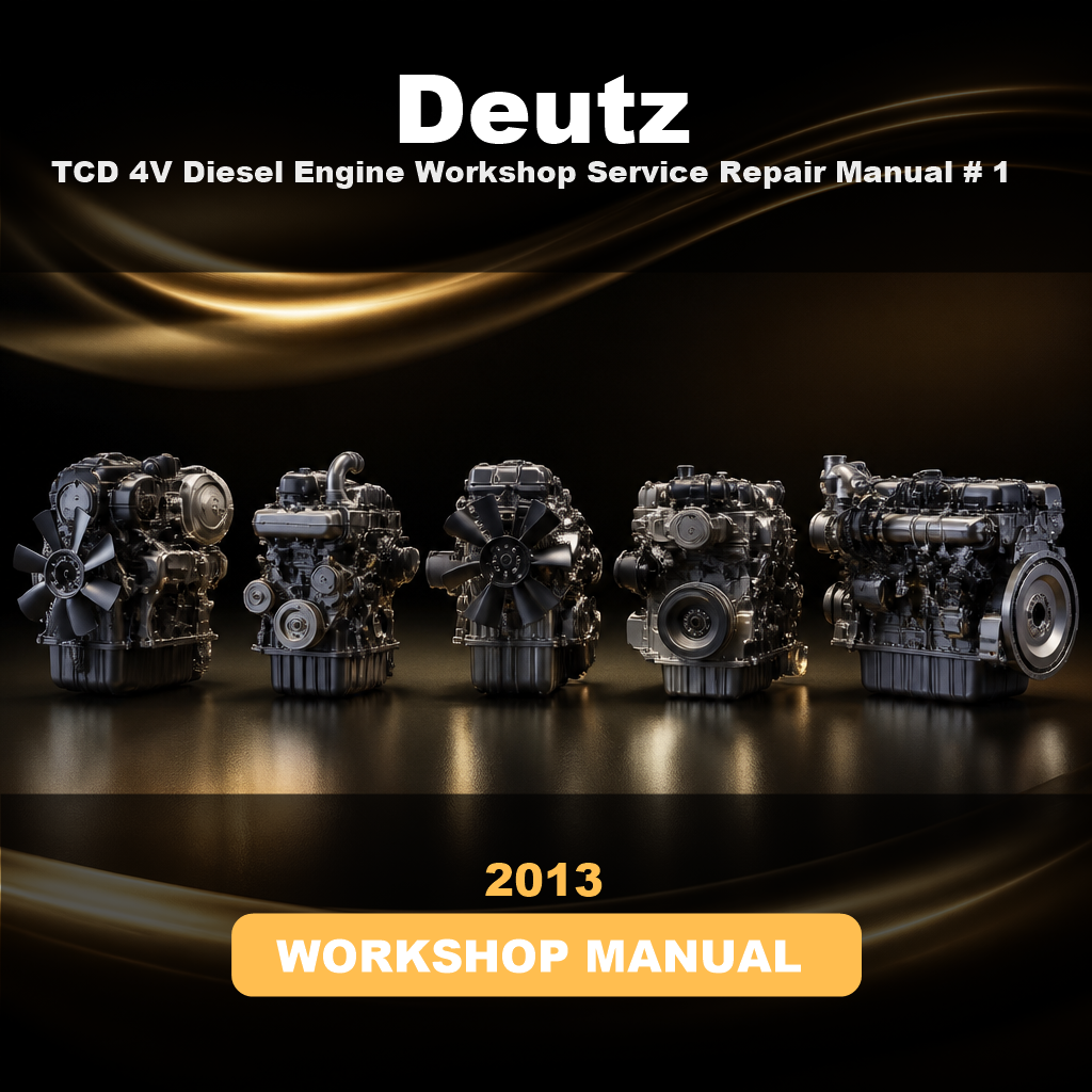 DEUTZ TCD 2013 4V Diesel Engine Workshop Service Repair Manual # 1
