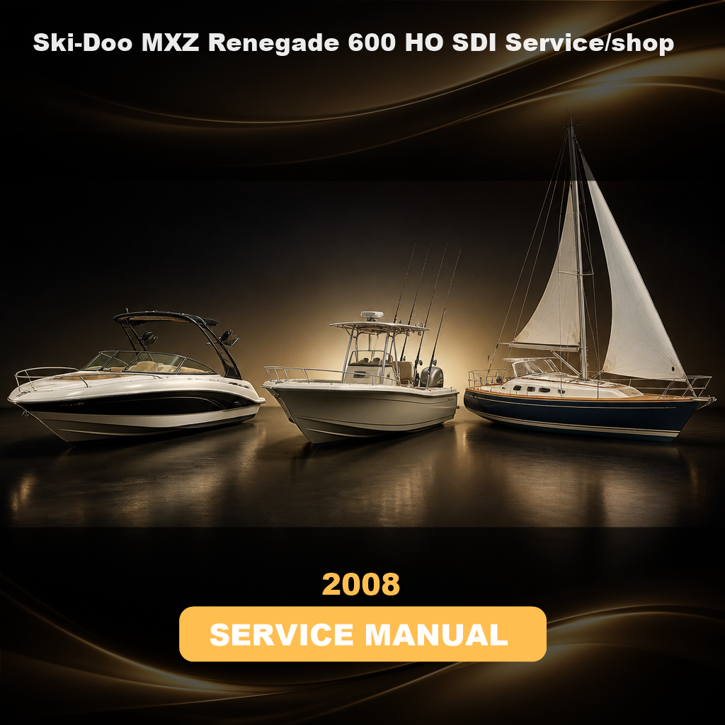 Ski-Doo MXZ Renegade 600 HO SDI 2008 Service/shop Manual