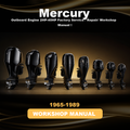 1965-1989 MERCURY Outboard Engine 2HP-40HP Factory Service / Repair/ Workshop Manual !