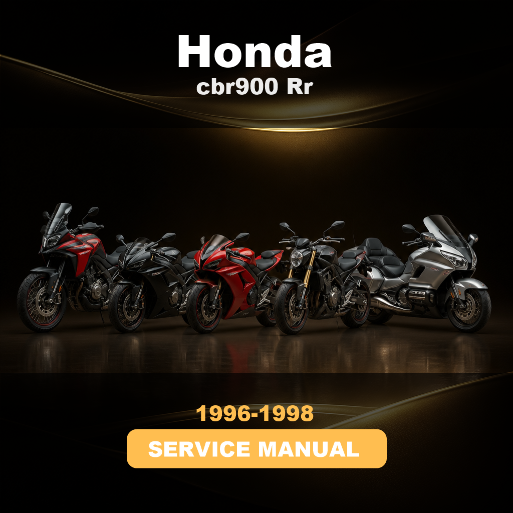 HONDA cbr900 Rr 1996-98 Service Manual