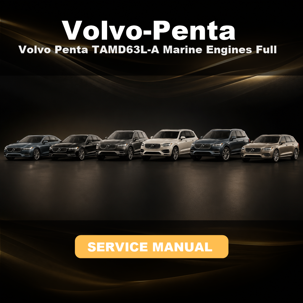 Volvo Penta TAMD63L-A Marine Engines Full Service Repair