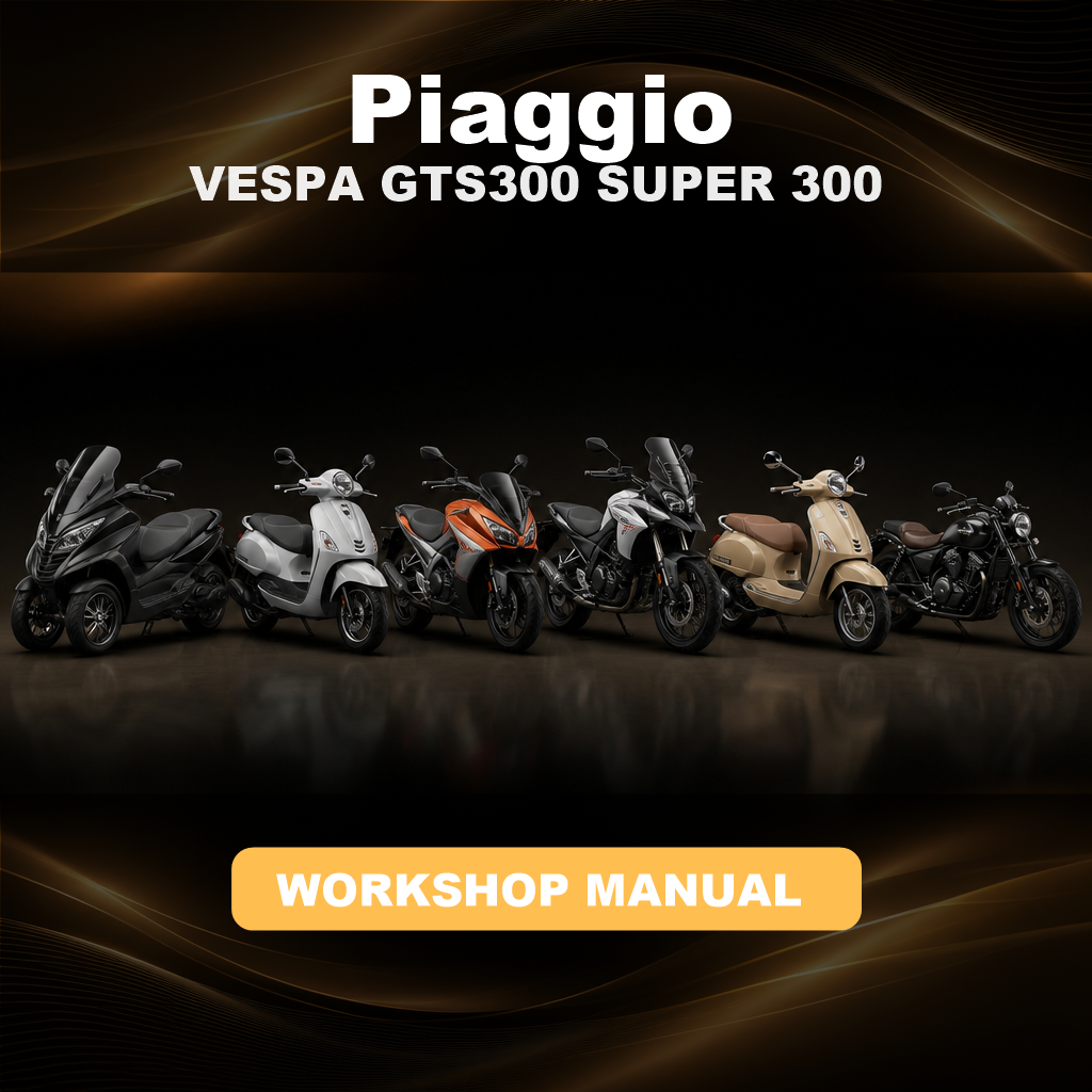 PIAGGIO VESPA GTS300 SUPER 300 Workshop Repair Manual
