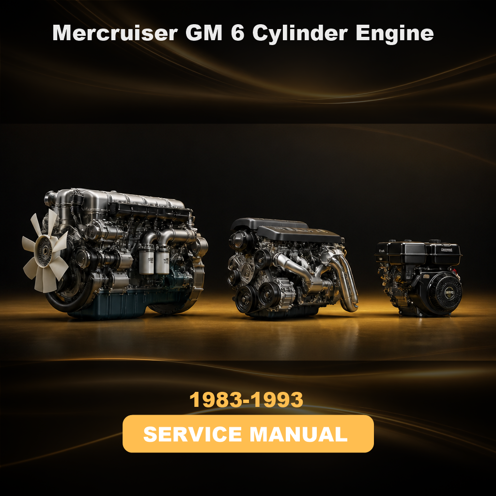 1983-1993 Mercruiser GM 6 Cylinder Engine Service Manual
