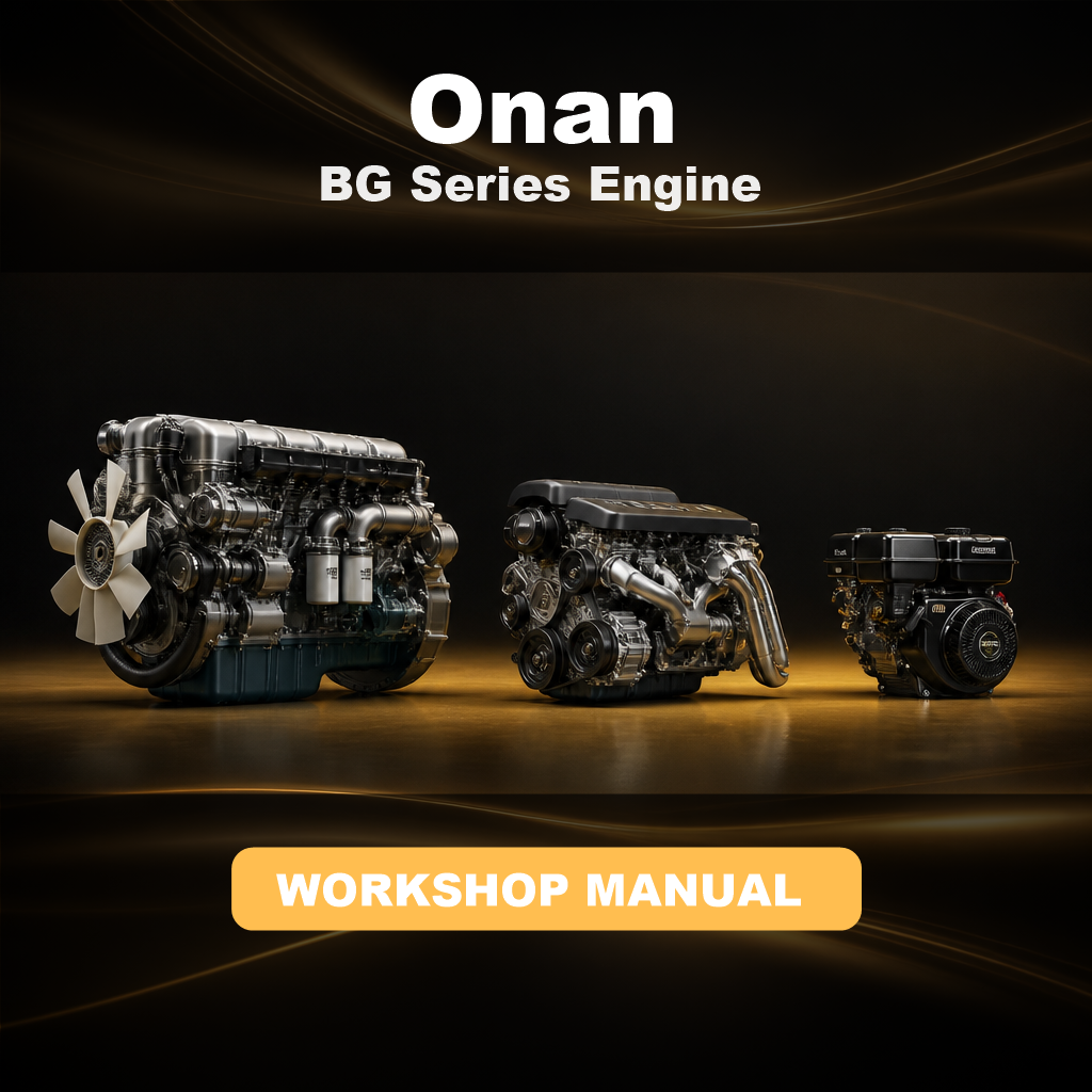 ONAN BG Series Engine Service Repair Workshop Manual