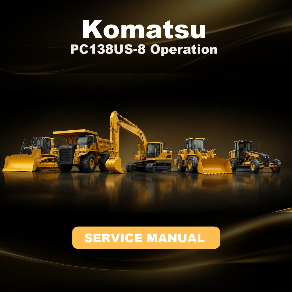 KOMATSU PC138US-8 Operation And Maintenance Manual