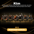 2012 KTM 350 EXC-F EU, 350 EXC-F AUS, 350 EXC-F SIX DAYS EU, 350 XCF-W USA, 350 EXC-F USA Motorbike Workshop Repair Service Manu