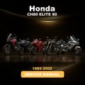 HONDA CH80 ELITE 80 Service Repair Manual 1985-2002
