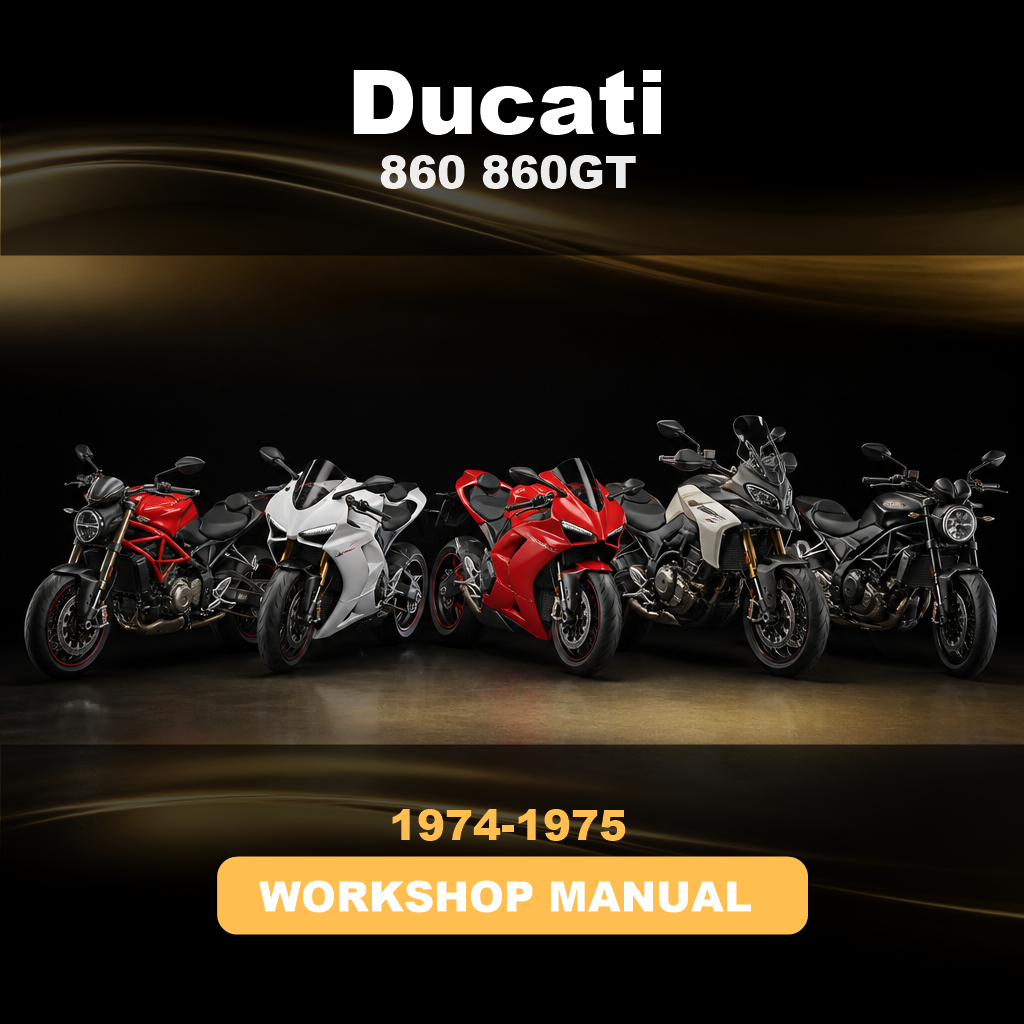 DUCATI 860 860GT 1974 1975 Service Repair Workshop Manual