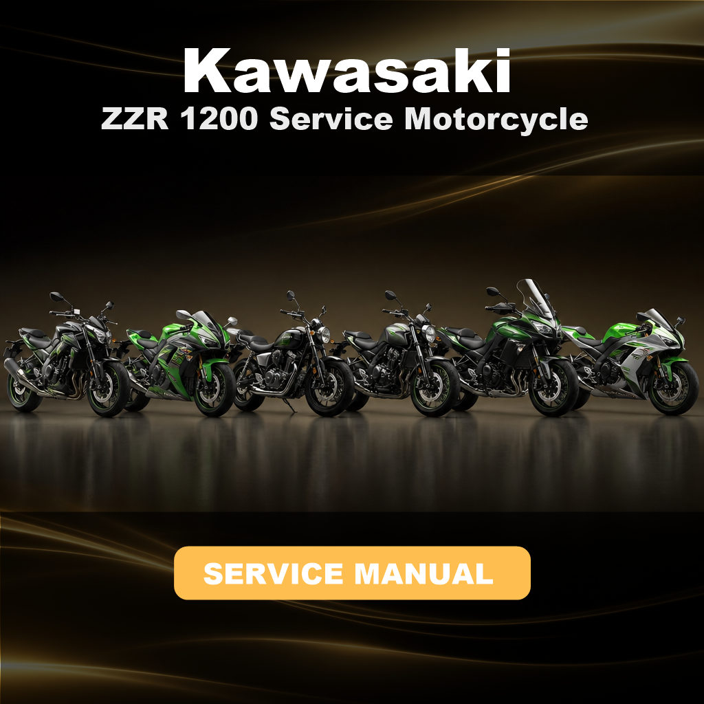 KAWASAKI ZZR 1200 Service Motorcycle Repair Manual