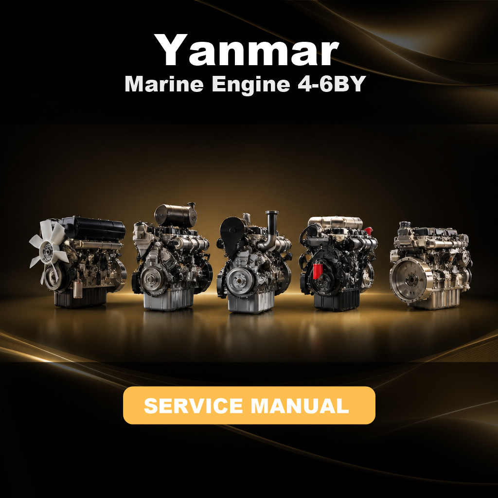 YANMAR Marine Engine 4-6BY Series Service Repair Manual