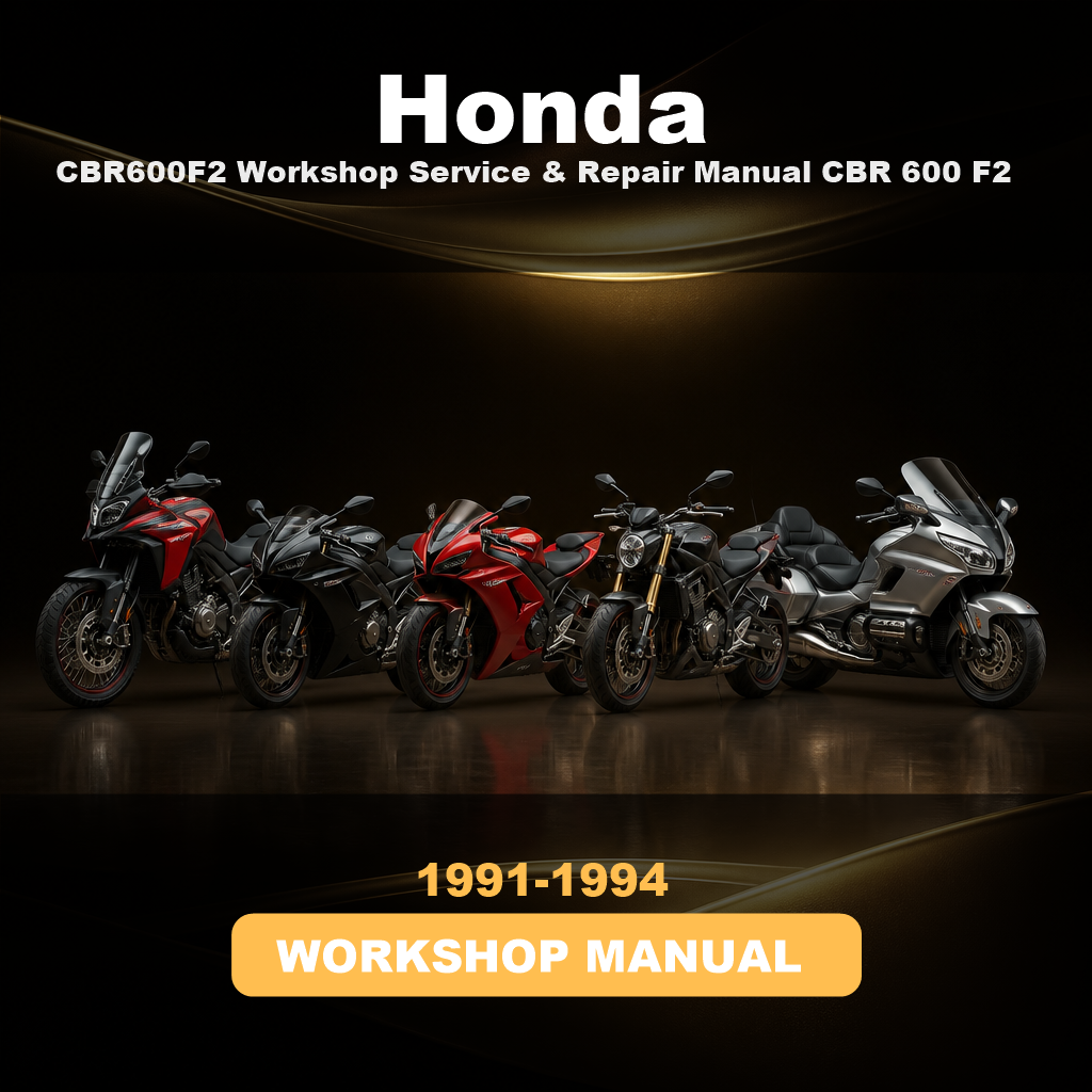 HONDA CBR600F2 Workshop Service & Repair Manual 1991-1994 CBR 600 F2