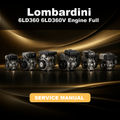 LOMBARDINI 6LD360 6LD360V Engine Full Service & Repair Manual
