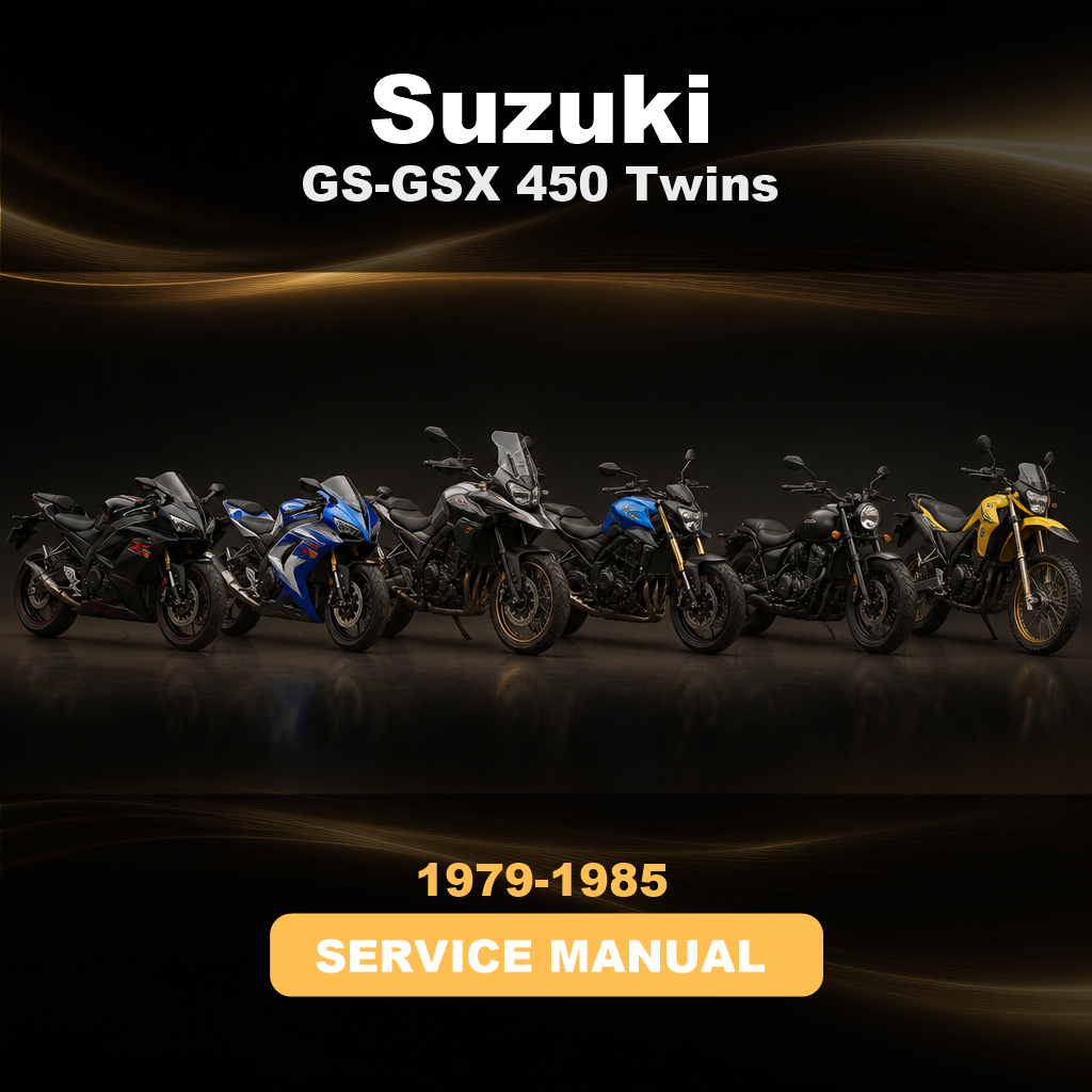 SUZUKI GS-GSX 450 Twins 1979-1985 Repair Service Manual