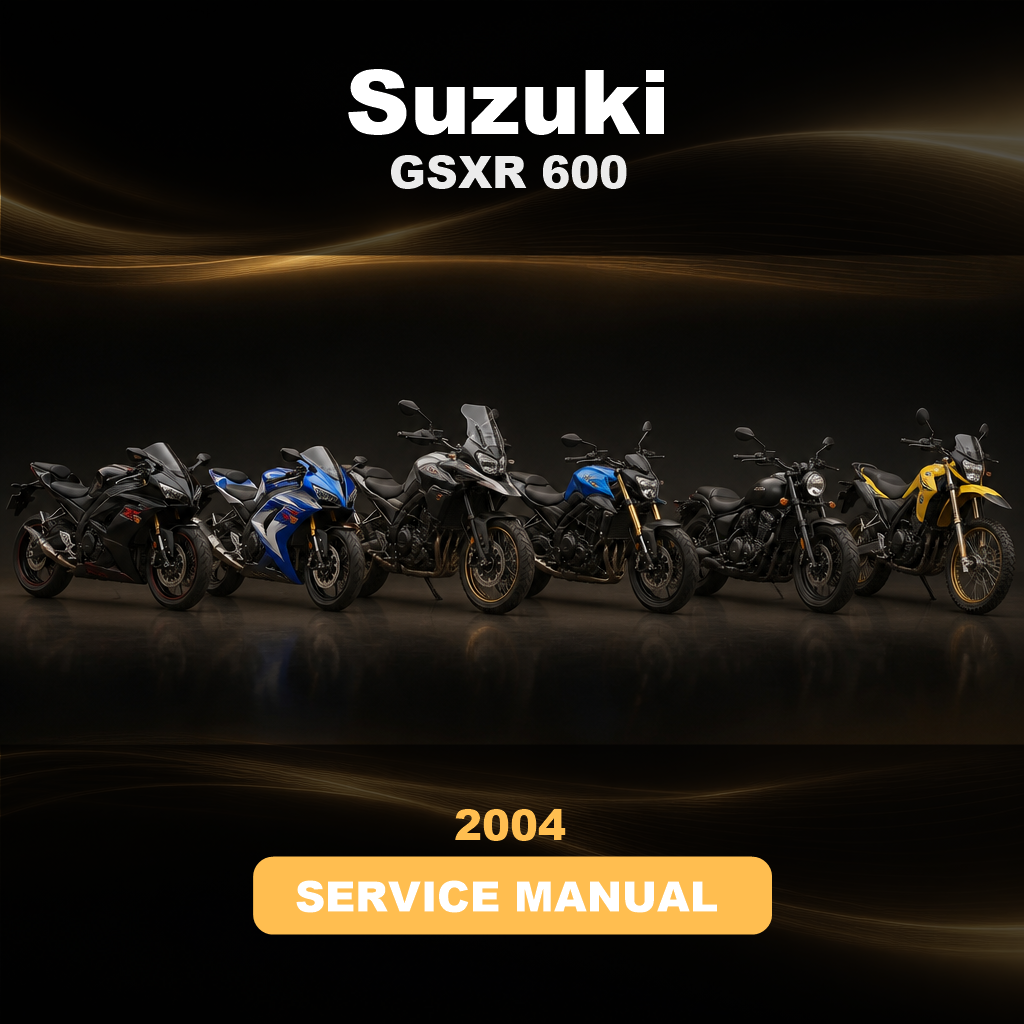SUZUKI GSXR 600 2004 Service Repair Manual