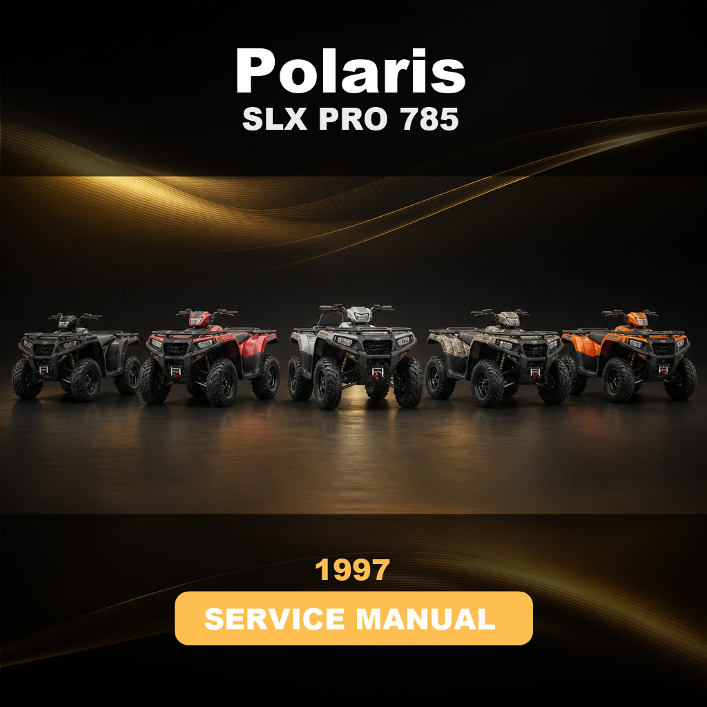 1997 POLARIS SLX PRO 785 Factory Service & Work Shop Manual
