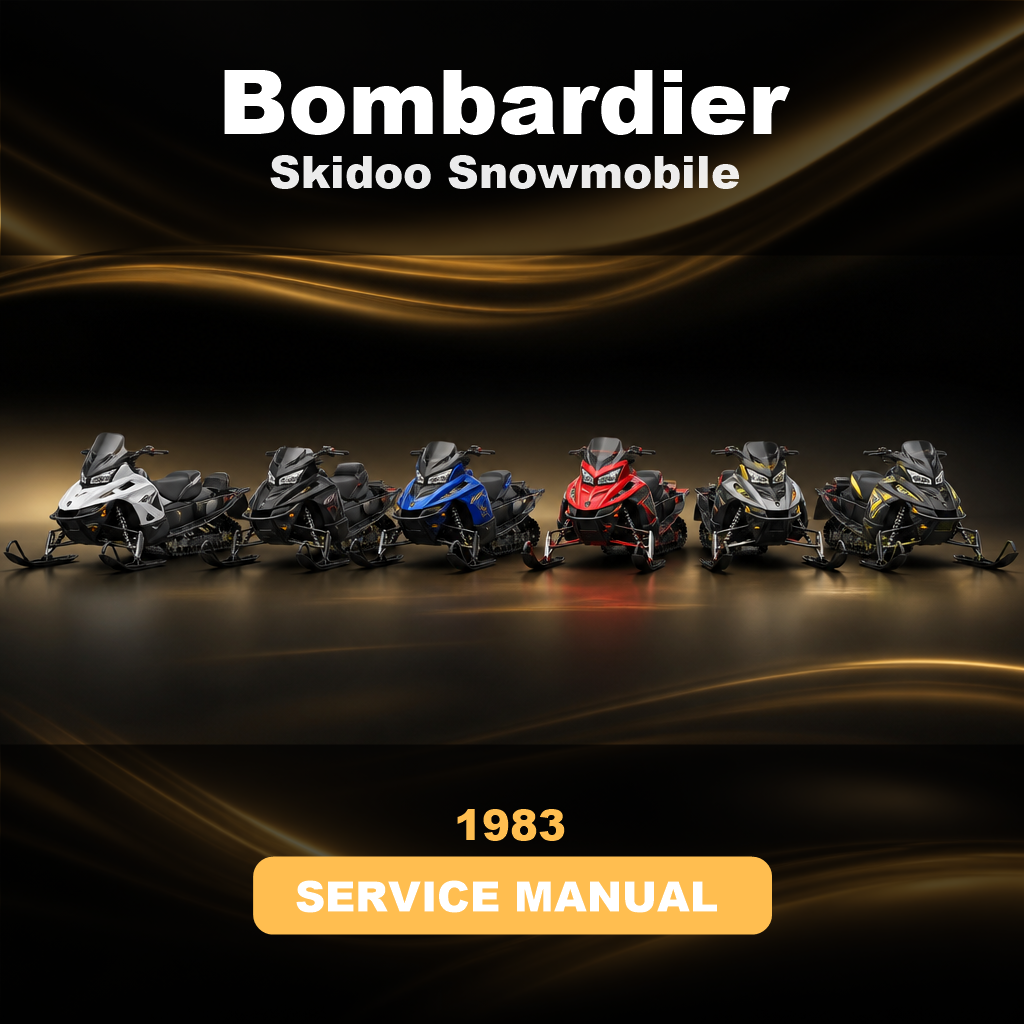 1983 BOMBARDIER Skidoo Snowmobile Repair Manual