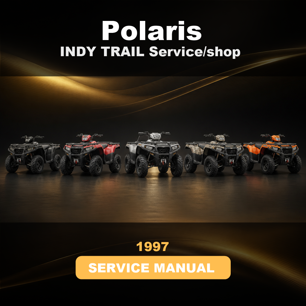 1997 POLARIS INDY TRAIL Service/shop Repair Manual