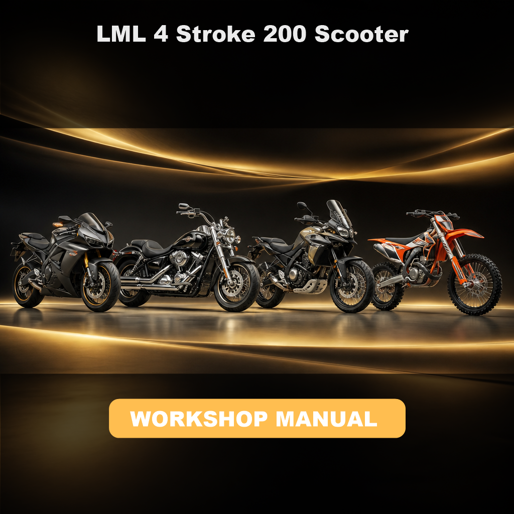 LML 4 Stroke 200 Scooter Workshop Service Repair Manual