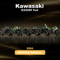KAWASAKI KX250F 2004 Full Service Repair Manual