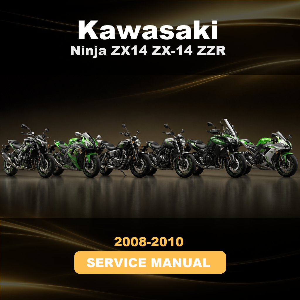 KAWASAKI 2008-2010 Ninja ZX14 ZX-14 ZZR 1400 Service Manual