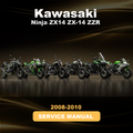 KAWASAKI 2008-2010 Ninja ZX14 ZX-14 ZZR 1400 Service Manual