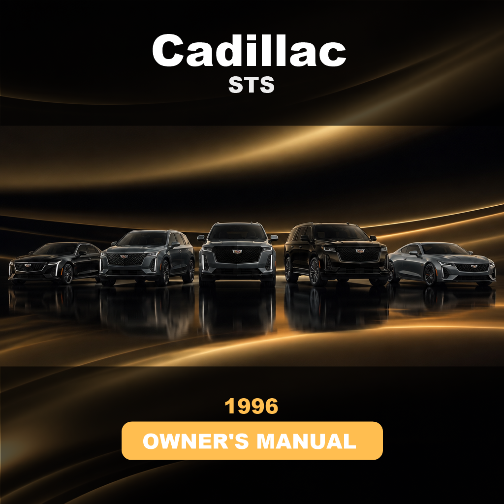 1996 CADILLAC STS Owner Manual
