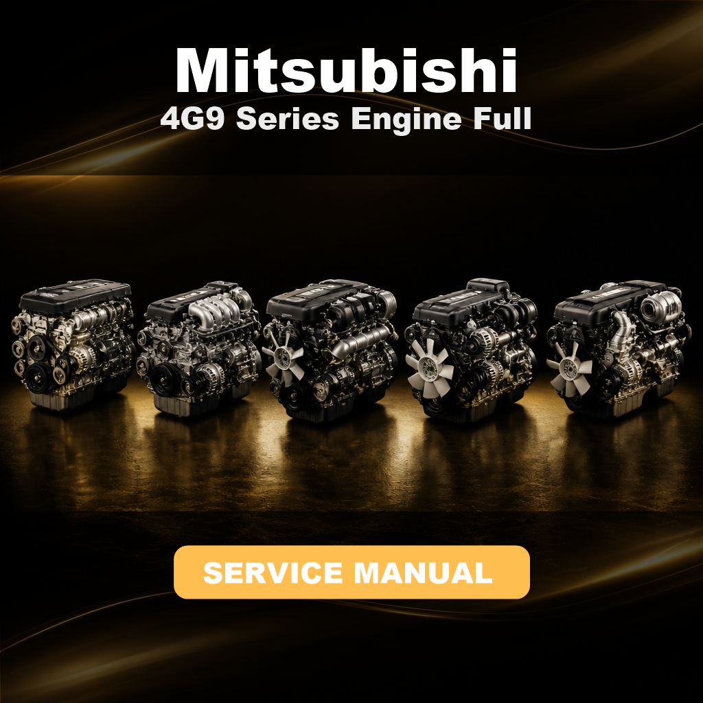 MITSUBISHI 4G9 Series Engine Full Service & Repair Manual