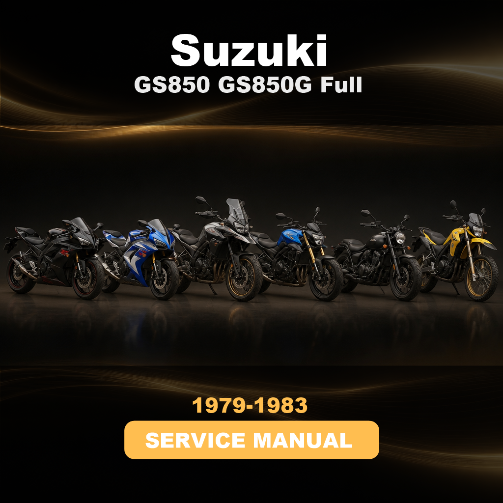 SUZUKI GS850 GS850G 1979-1983 Full Service Repair Manual